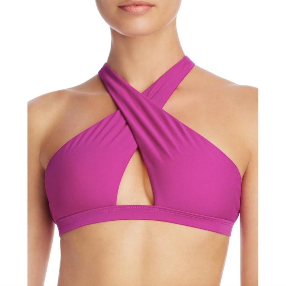 6 Shore Road by Pooja Isla Bikini Top in Dahlia, XS NWT